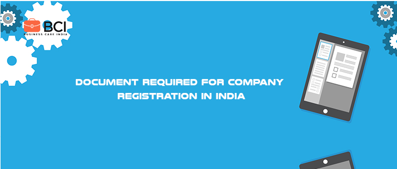 Document Required For Company Registration in India